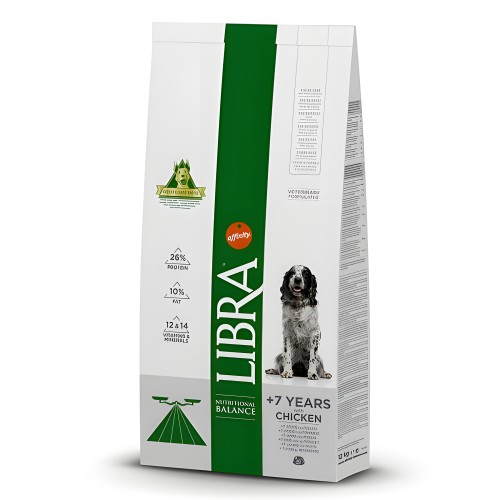 Libra Dog Senior + 7 Years 12 Kg.