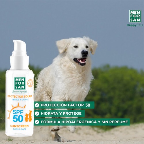Menforsan Protector Solar Factor 50 - Protección Máxima para Mascotas