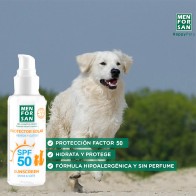 Menforsan Protector Solar Factor 50 - Protección Máxima para Mascotas