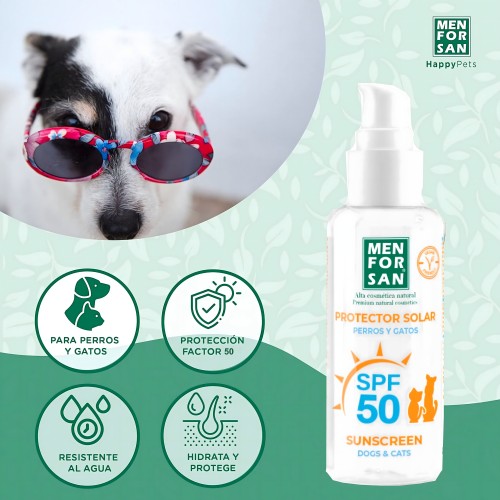 Menforsan Protector Solar Factor 50 - Protección Máxima para Mascotas