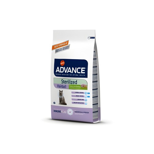 Advance Cat Sterilized Hairball 1.5 Kg - Comida Premium para Gatos