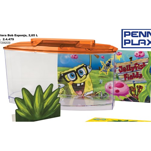 Acuario Bob Esponja 2,65 L - Penn Plax