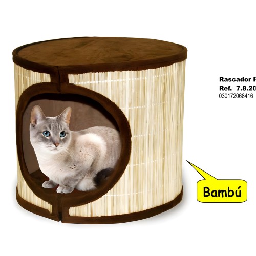 Scratching Post Refuge 30x28 Cm - Perfect for Cats and Ferrets