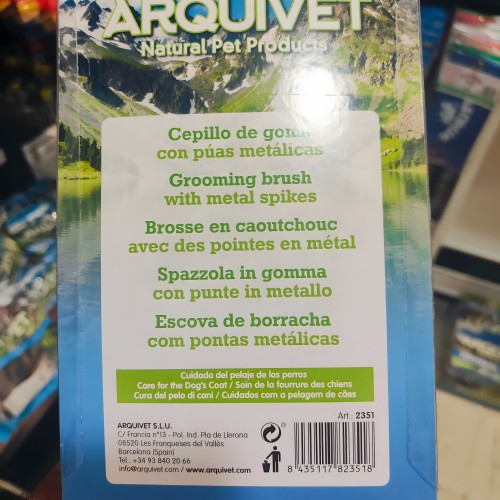 Cepillo Goma Puas Metalicas Arquivet