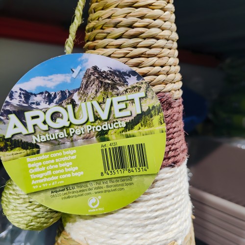 Arquivet Scratcher Cone Beige - Cat Scratcher