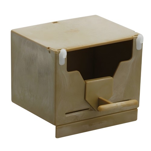 Plastic Nest for Exotic Birds 13x10x9.5 Cm.