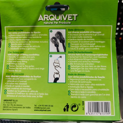 Red de Seguridad para Coche de Arquivet - Seguridad para Mascotas