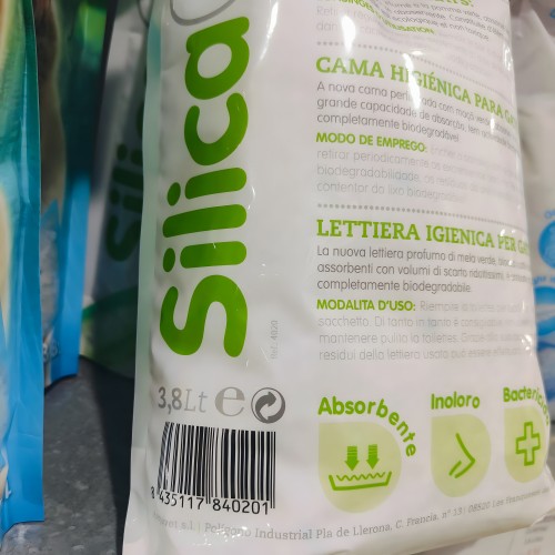 Arquicrystal Cat Litter with Green Apple Scent 3.8L