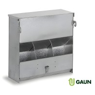 3-Hole Straight Rabbit Feeder with Lid