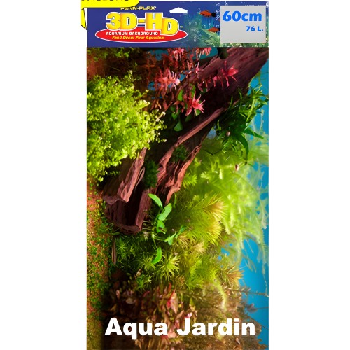 Penn Plax 3D Aqua Garden Poster (61x41cm) - Aquarium Decoration