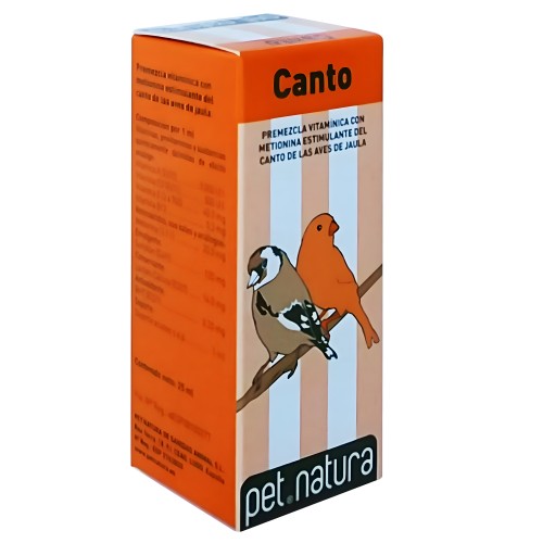 Canto 25ml Pet Natura - Mejora del Canto de Aves