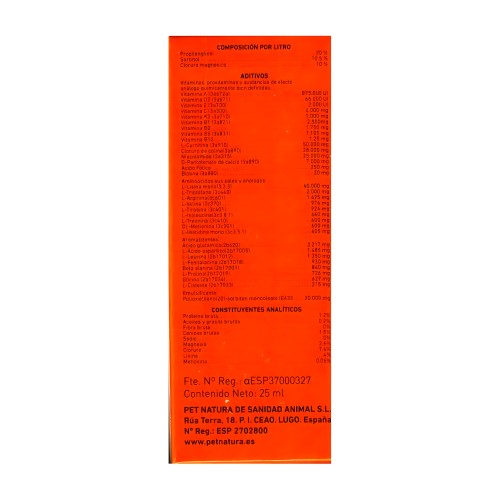 Total Plus Aminoácidos 25ml - Suplemento Esencial para Aves