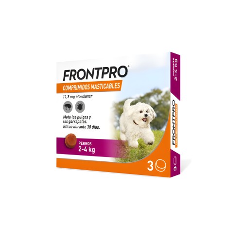 Frontpro Comp.masticables 25-50 Kg. 3 Pastillas