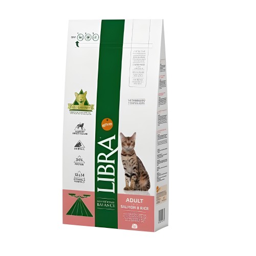 Libra Cat Adult Salmón 1.5kg - Nutrición Equilibrada