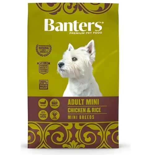 Alimento para Perros Adultos Mini Banters - 3 Kg