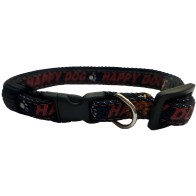 Happy Dog Blue Nylon Collar 15mm 25-35cm - Stylish Pet Accessory