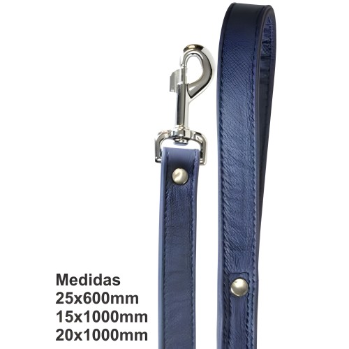 Leather Leash with Beads 15x1000mm