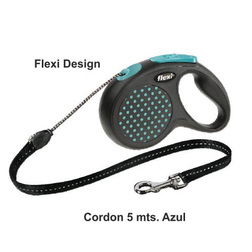 Flexi Design M Cord 5m Blue