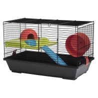 Jaula Hamsters 948 Negra nuevo Modelo - Espaciosa y Segura