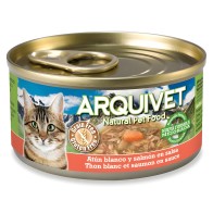 80g Tuna and Salmon in Sauce Cat Food Can