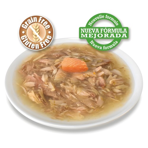 80g Tuna and Salmon in Sauce Cat Food Can