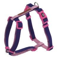 X-trm Premium Double Harness Blue-Pink