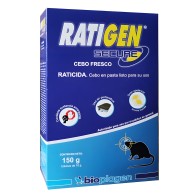 Raticida Ratigen Secure Cebo Fresco 150g para Control de Roedores