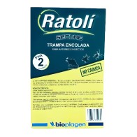 Raticida Ratoli Trampa Encolada 2 Uds. - Control Seguro de Roedores