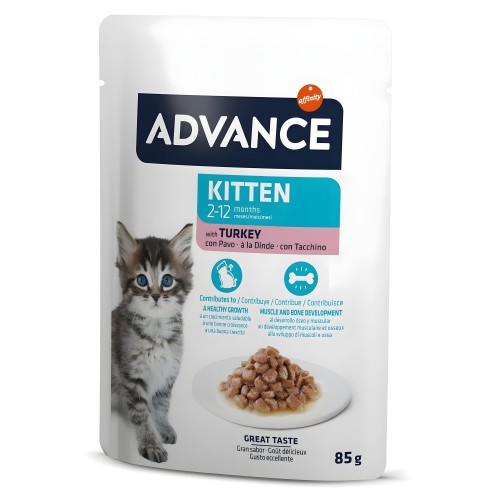 Advance Kitten Pouch in Sauce with Turkey - 85g