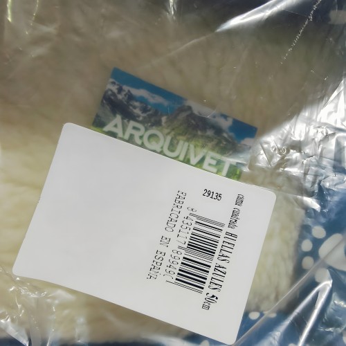 Cama Cuadrada Huellas Azules