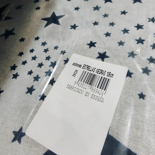 Stars Black Dog Mattress 105x70x9 Cm