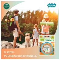 Bacterisan Pulseras Citronela 2 Uds. - Repelente Natural de Mosquitos