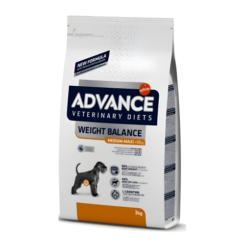 Advance Dog Weight Balance Medium-max 3 Kg - Comida para Control de Peso de Perros