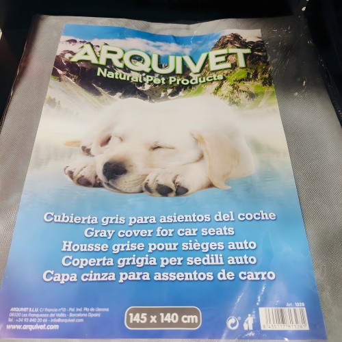 Cubierta Asientos de Coche 145x140cm - Protector Antideslizante