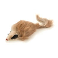 Ratón Peludo 10cm - Diversión Para Gatos