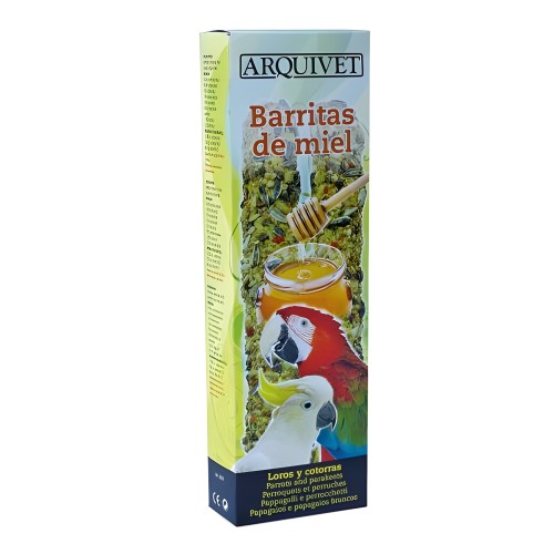 Honey Bars for Parrots 2 pcs. Arquivet
