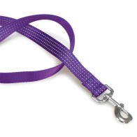 Correa Nylon Liso Rosa para Perros