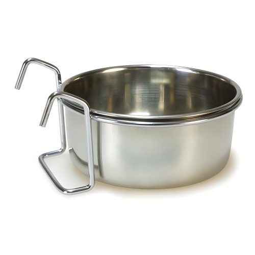 Stainless Steel Parrot Feeder with Hook 8cm