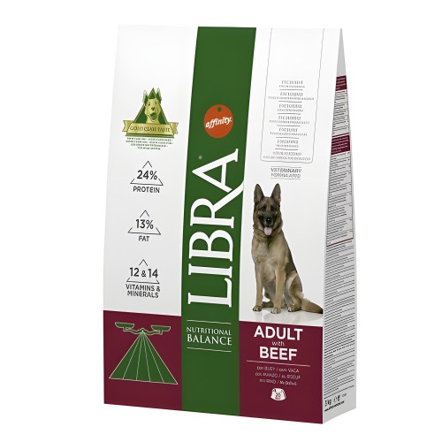 Libra Perro Adulto Buey 3kg - Comida Premium para Perros