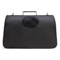 Transportin Negro 43x24x26cm - Elegante y Cómodo