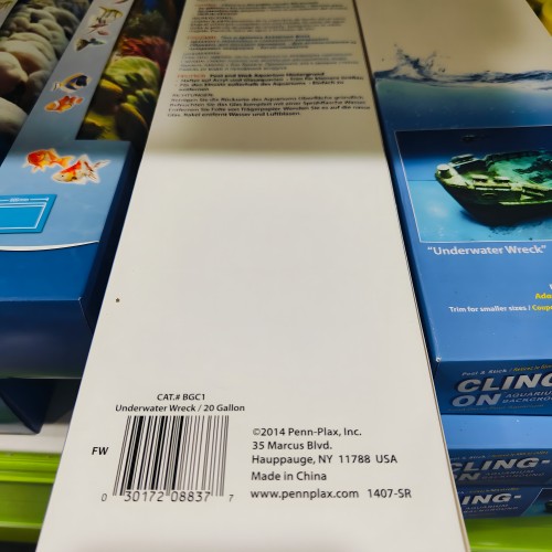 Póster de Vinilo para Acuarios Penn Plax - 61x40cm