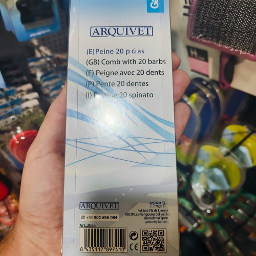 Peine de 20 Puas de Arquivet