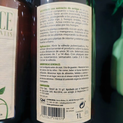 Biofence Ortigas 1 L Cuidado de Plantas