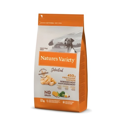 Natures Variety No Grain Mini Adult Pollo 1.5kg
