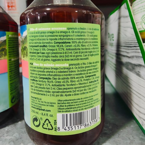 Aceite de Salmón Escocés 250ml - Arquivet