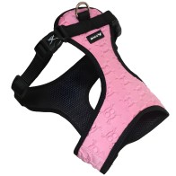 3D Skull Harness L 40x55-65cm Pink