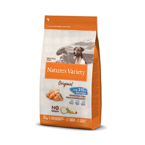 Natures Variety No Grain Adult Mini Salmón 600gr