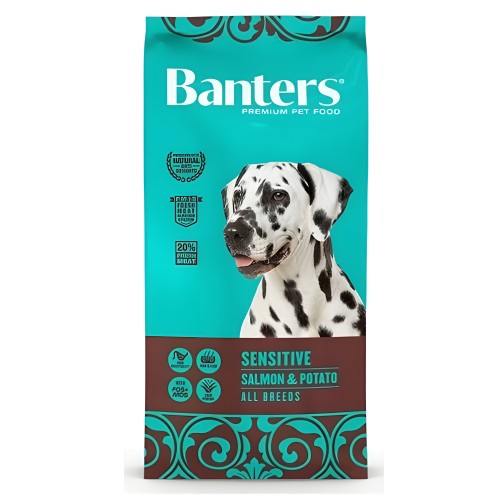 Banters Dog Sensitive Salmon & Potato 3 Kg