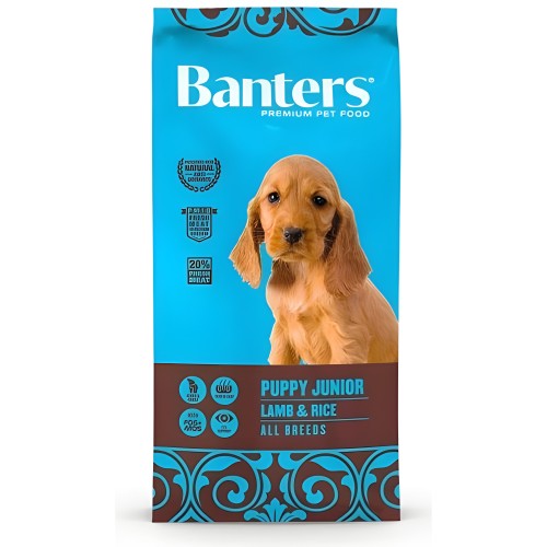 Banters Dog Puppy Lamb&rice 3kg.