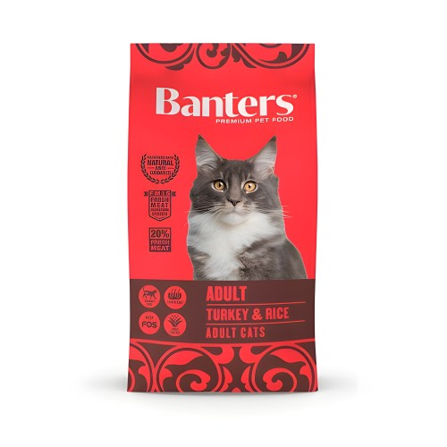 Banters Adult Cat Turkey & Rice 2kg